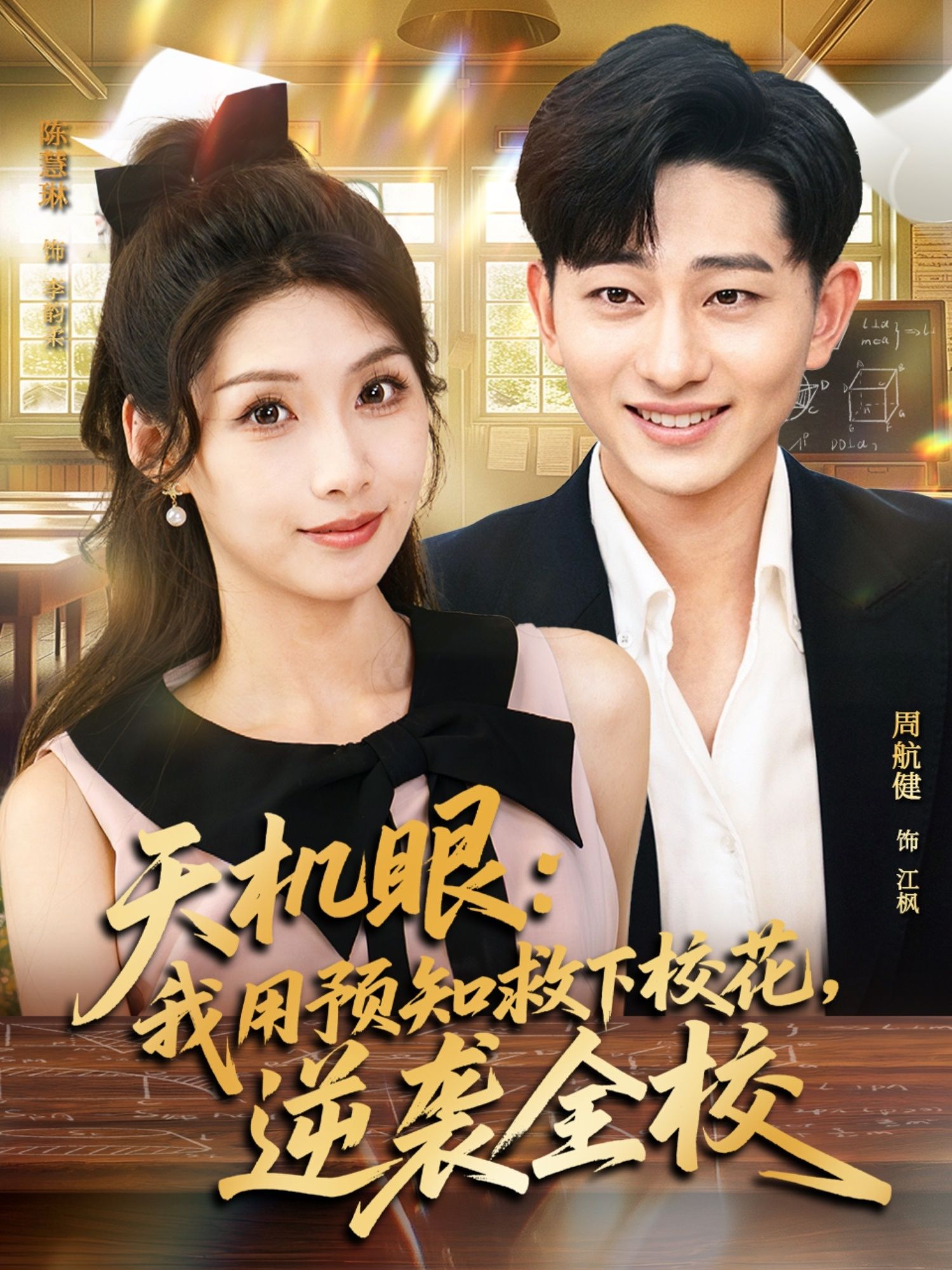 热门短剧天机眼我用预知救下校花逆袭全校80集全集完整版未删减，陈慧琳&周航健主演，免费在线观看，百度网盘夸克网盘资源下载分享  第1张